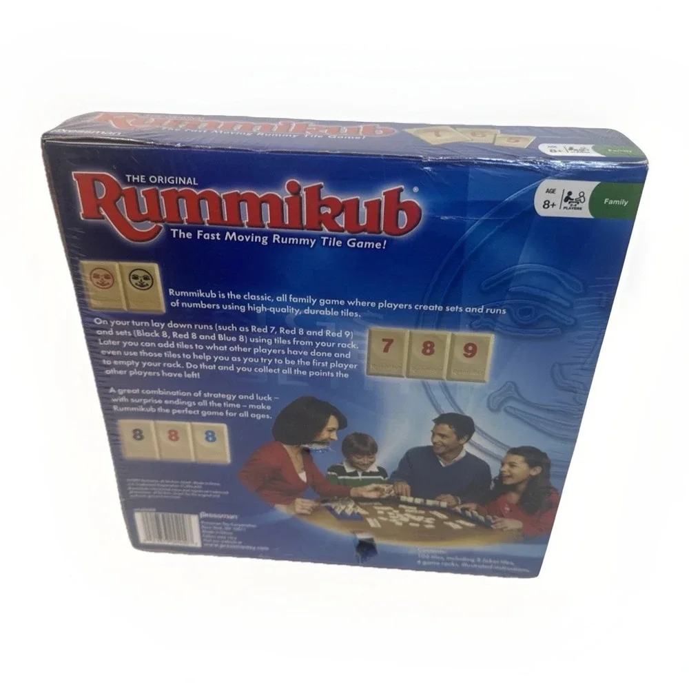 1997 Rummikub The Original Fast Moving Rummy Game Pressman Sealed - Picture 3 of 7